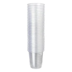 Xenos Plastic shotglazen - 40 ml - set van 40- Wegwerpservies|Shotglaasjes