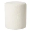 Xenos Poef Debby - beige - ø35x40 cm- Poefjes