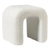 Xenos Poef Naomi - wit - 41x42x30 cm- Poefjes