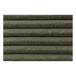Xenos Poef Nora ribstof XL - groen - ø60x40 cm- Poefjes