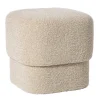 Xenos Poef vilt - beige - 40x40x40 cm- Poefjes