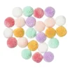 Xenos Pompoms mix - 24 stuks - 18x12x3 cm- Knutselspullen