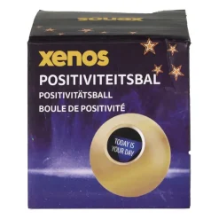 Xenos Positiviteitsbal - goudkleurig- Spellen