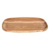 Xenos Presenteerplank Acacia - 34x19.7 cm- Borrelplanken|Kaarsenplateaus