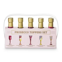 Xenos Prosecco toppers - 5 smaken- Koude Dranken|Kerstcadeaus