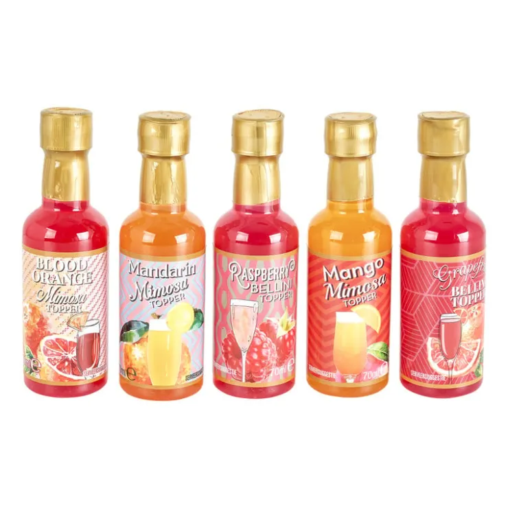 Xenos Prosecco toppers - 5 smaken- Koude Dranken|Kerstcadeaus