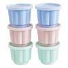 Xenos Puddingvormen - pastel - set van 6- Bakgerei|Bakvormen