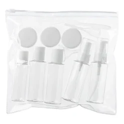 Xenos Reisflesjes in etui - set van 7- Festivals|Reisflesjes