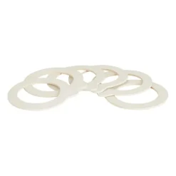 Xenos Ring voor weckpot - 6 stuks - ø8 cm- Voorraadpotten