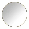 Xenos Ronde spiegel - ø50 cm - goud metalen lijst- Wandspiegels