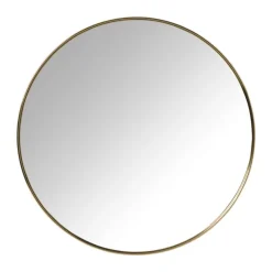 Xenos Ronde spiegel - ø50 cm - goud metalen lijst- Wandspiegels