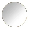 Xenos Ronde spiegel - ø70 cm - goud metalen lijst- Wandspiegels
