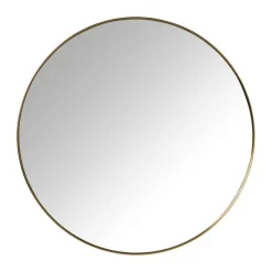 Xenos Ronde spiegel - ø70 cm - goud metalen lijst- Wandspiegels