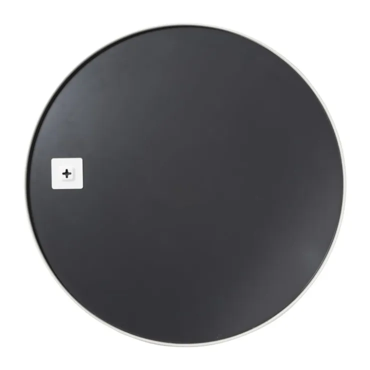 Xenos Ronde spiegel met beige lijst - ø70 cm- Wandspiegels