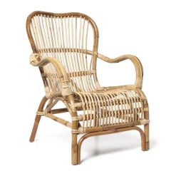 Xenos Rotan fauteuil Bandung - naturel - 83x69x84 cm- Fauteuils