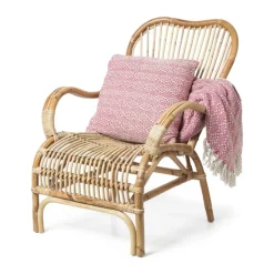 Xenos Rotan fauteuil Bandung - naturel - 83x69x84 cm- Fauteuils