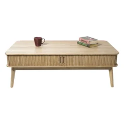 Xenos Salontafel Uppsala - naturel - 60x120x40 cm- Salontafels