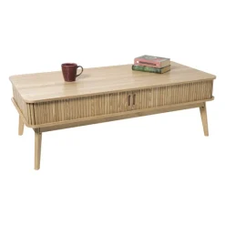 Xenos Salontafel Uppsala - naturel - 60x120x40 cm- Salontafels