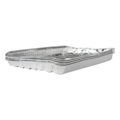 Xenos Schaal aluminium - set van 4 - 3x32x23.5 cm- Barbecue