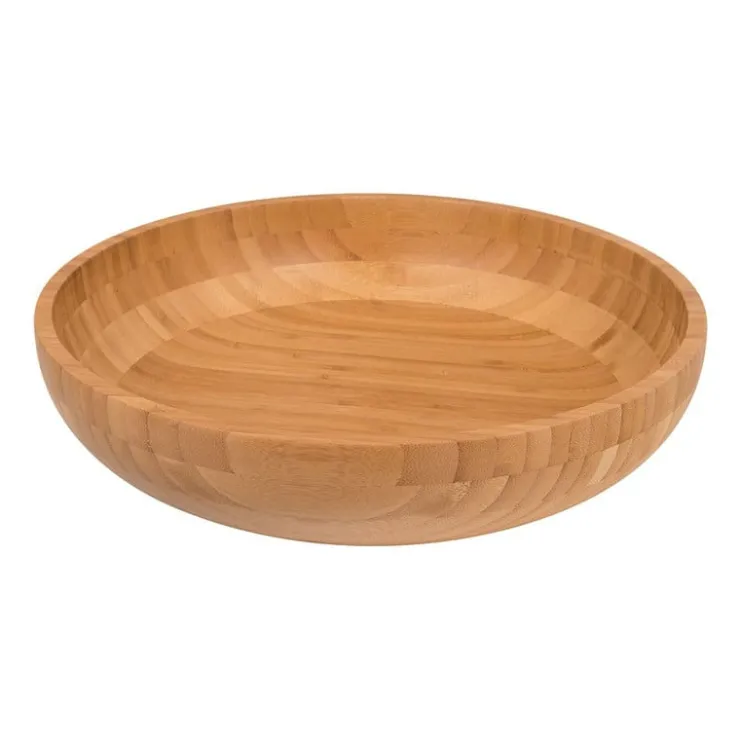 Xenos Schaal bamboe - 35 cm- Buitenservies|Schalen