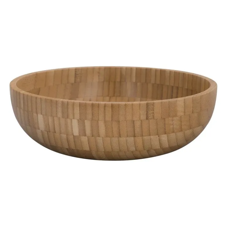 Xenos Schaal bamboe - 26 cm- Buitenservies|Schalen