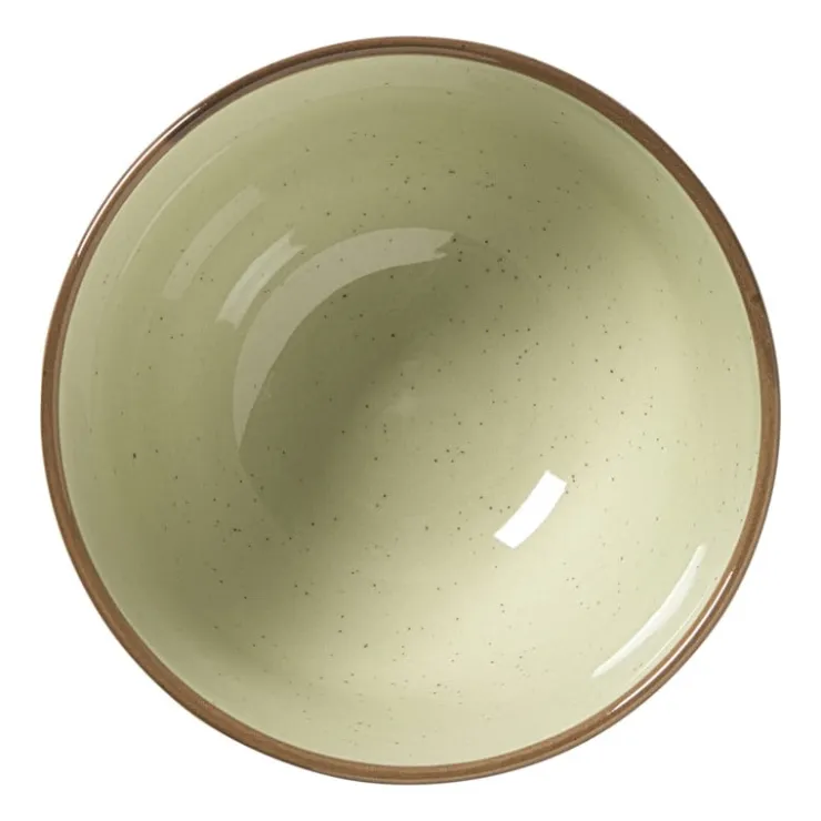 Xenos Schaal Emma groot - lichtgroen - ø12x7.5 cm- Schalen