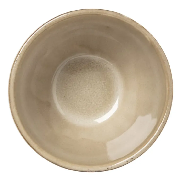 Xenos Schaal facet - beige - ⌀9x5.7 cm- Schalen|Kommen