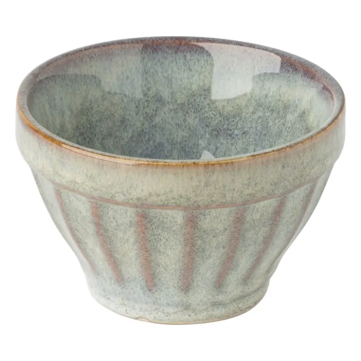Xenos Schaal facet - lichtblauw - ⌀9x5.7 cm- Schalen|Kommen
