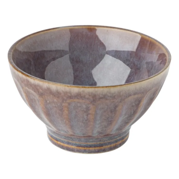 Xenos Schaal facet - lichtblauw - ⌀13x7.5 cm- Schalen|Kommen