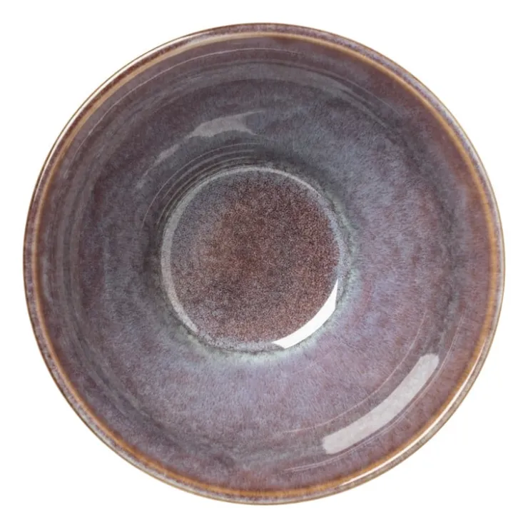 Xenos Schaal facet - lichtblauw - ⌀13x7.5 cm- Schalen|Kommen