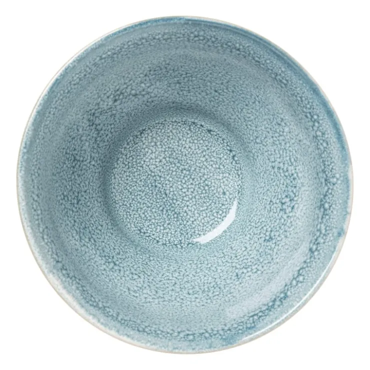 Xenos Schaal facet - turquoise - ⌀13x7.5 cm- Schalen|Kommen