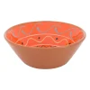 Xenos Schaal Fiesta - oranje - 15 cm- Schalen