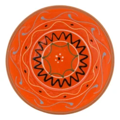Xenos Schaal Fiesta - oranje - 15 cm- Schalen