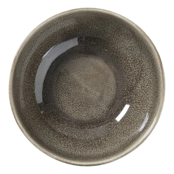 Xenos Schaal fuji - bruin - ø17x6 cm- Schalen|Kerstservies