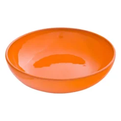 Xenos Schaal Selena - oranje - 22 cm- Schalen
