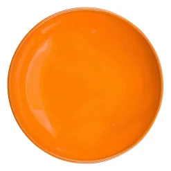 Xenos Schaal Selena - oranje - 22 cm- Schalen