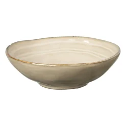 Xenos Schaal Toscane - beige - ø11x3.5 cm- Schalen|Kommen