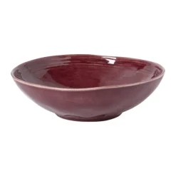 Xenos Schaal Toscane - bordeauxrood - ø30x9 cm- Schalen