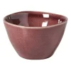 Xenos Schaal Toscane - bordeauxrood - ø11x6.5 cm- Schalen|Kerstservies