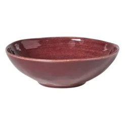 Xenos Schaal Toscane - bordeauxrood - ø24x7.5 cm- Schalen