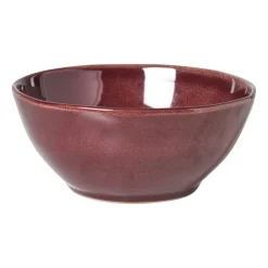 Xenos Schaal Toscane - bordeauxrood - ø17x7 cm- Schalen