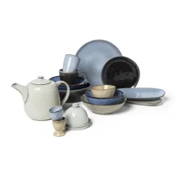Xenos Schaal Toscane - donkerblauw - ø17 cm- Schalen