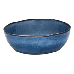 Xenos Schaal Toscane - donkerblauw - ø22.8 cm- Schalen