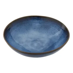 Xenos Schaal Toscane - donkerblauw - ø24 cm- Schalen