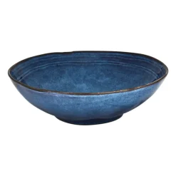 Xenos Schaal Toscane - donkerblauw - ø30 cm- Schalen