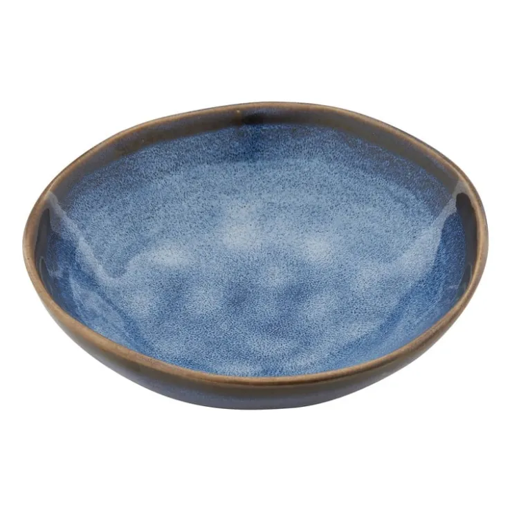 Xenos Schaal Toscane - donkerblauw - ø11x3.5 cm- Schalen|Kommen