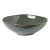Xenos Schaal Toscane - donkergroen - ø24 cm- Schalen