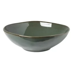 Xenos Schaal Toscane - donkergroen - ø24 cm- Schalen