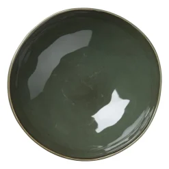 Xenos Schaal Toscane - donkergroen - ø24 cm- Schalen
