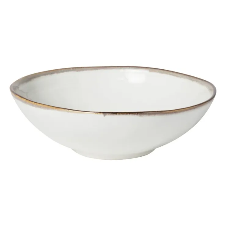 Xenos Schaal Toscane - wit - ø24 cm- Schalen|Kommen